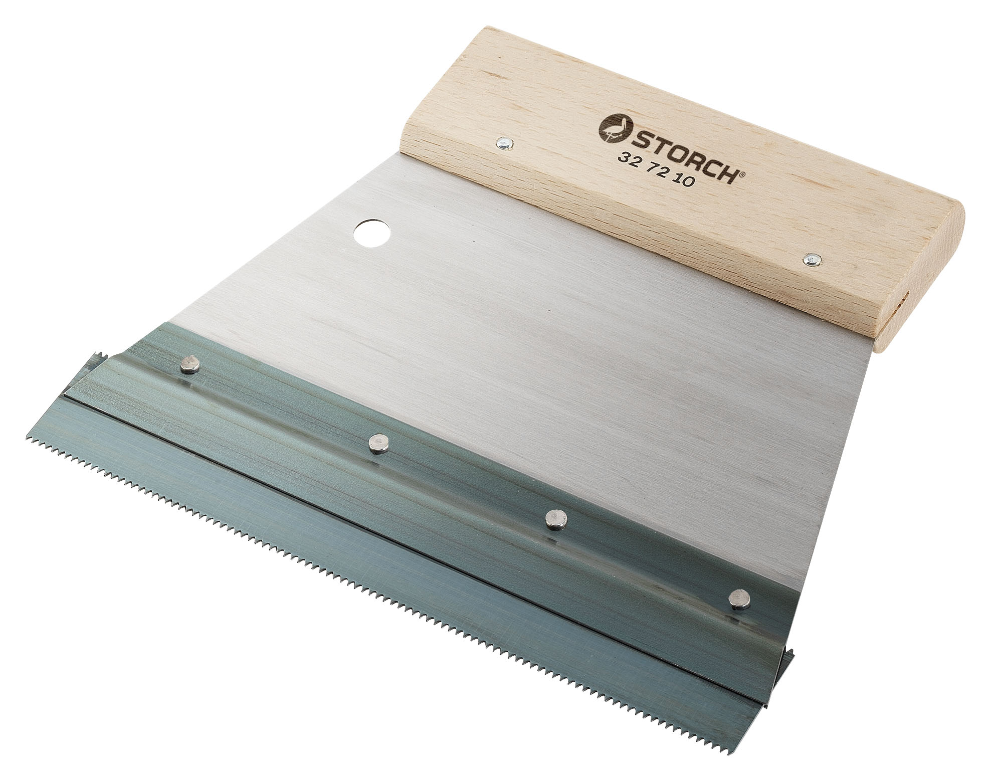 Зубчатый шпатель для наливных полов