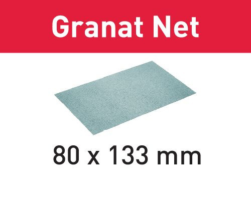 WBv24-Festool Netzschleifmittel STF 80x 133 P400 GR NET/50 Granat Net203293