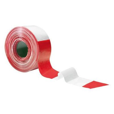 WBV24-Storch Absperrband 80mm x 500m rot/weiß geblockt 0560000
