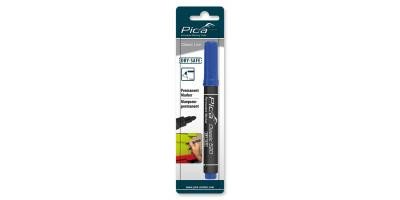 Pica Permanent Marker 1-4mm, Rundsp Rundspitze, blau - SB 520/41/SB