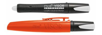 Pica VISOR permanent Marker, weiss 990/52