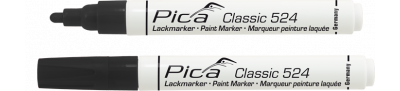 WBV24-Pica Lack-/Industriemarker 2-4mm, Rundspitze, schwarz 524/46