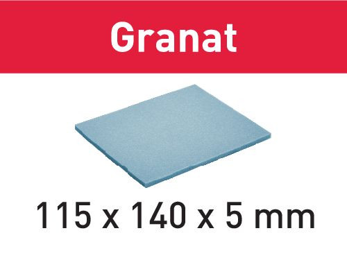 WBV24-Festool Schleifpad 115x140x5 MF 1500 GR/20 Granat 201102
