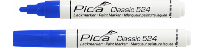 Pica Lack-/Industriemarker 2-4mm, Rundspitze, blau 524/41