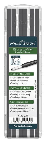 WBV24-Pica BIG DRY Ersatzminen-Set Steinhauer 12 St. 10H 6055