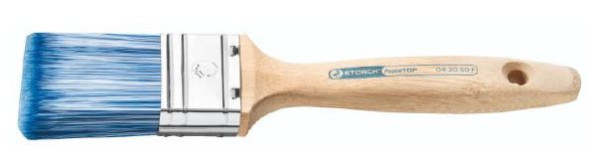 Storch Flachpinsel AquaTOP weiß-blau Holzstiel Profi 00420..F