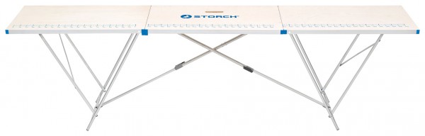 Storch Tapeziertisch 80 x 320cm Alurahmen Höhe 90cm 55 04 80