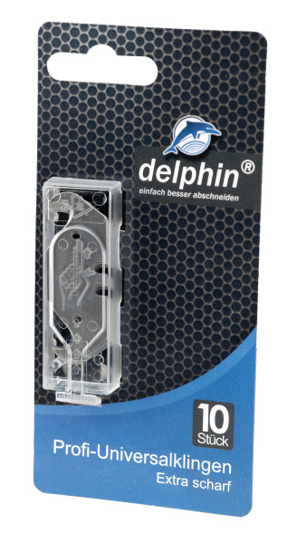 WBV24-Delphin® Hakenklingen - in Kunststoffbox, (10 Klingen) SB-Karte 211222