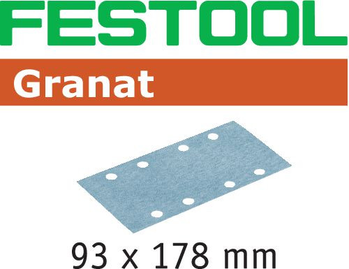 WBV24-Festool Schleifstreifen STF 93X178 P80 GR/50 Granat 498935