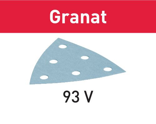 WBV24-Festool Schleifblatt STF V93/6 P400 GR/100 Granat 497400
