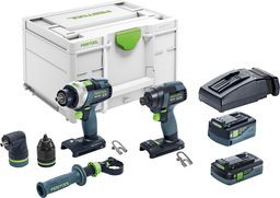 WBV24-Festool Schrauber- und Bohrer-Set TID 18 5,2/4,0-Set TPC 18/4 576995