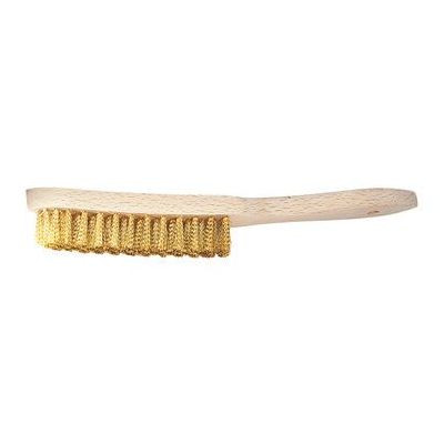 WBV24-Storch Drahtbürste Messing 5-reihig Holzkörper FSC-Buche 0432305F