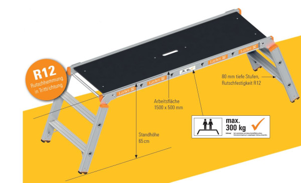 WBV24 - Layher Arbeitsplattform TOPIC 1065 klappbar 1065065