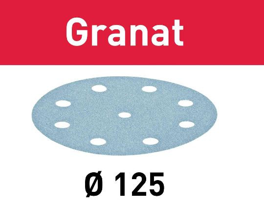 WBV24-Festool Schleifscheibe Granat STF D125/8 P220 GR/10 578165