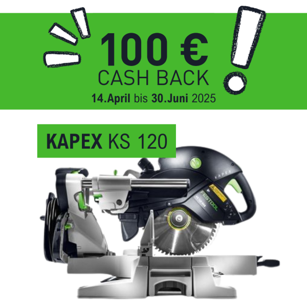 WBV24 - Festool Kapp-Zugsäge KAPEX KS 120 REB-Set-UG 575313