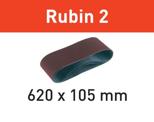 WBV24-Festool Schleifband L620X105-P100 RU2/10 Rubin 2 499152
