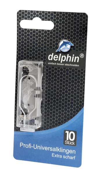 WBV24-Delphin® Super-Hakenklingen - in Kunststoffbox, (10 Klingen) auf SB-Karte 211223