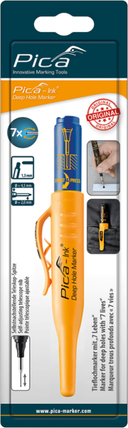 WBV24-Pica INK Tieflochmarker blau, SB-Version 150/41/SB