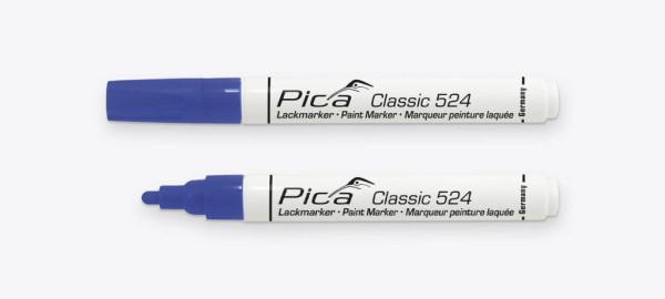 Pica Lack-/Industriemarker 2-4mm, Rundspitze, blau 524/41