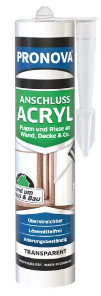 WBV24 - Pronova Anschluss-Acryl TRANSPARENT 300 ml
