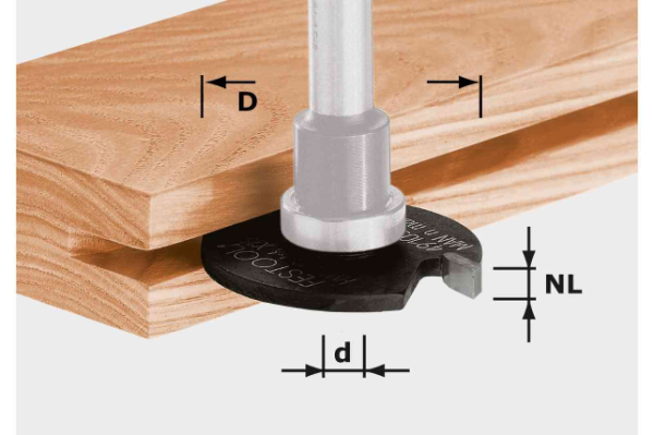 Festool Scheibennutfräser HW D40x2 491040